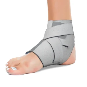 Neoprene Ankle Support | Provides Optimum Compression & Support to the Ankle (Grey)